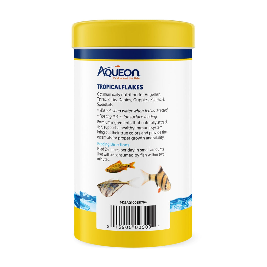Aqueon Tropical Fish Food Flakes 7 Ounces