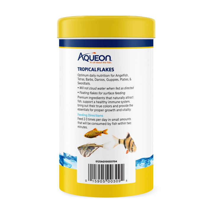 Aqueon Tropical Fish Food Flakes 7 Ounces