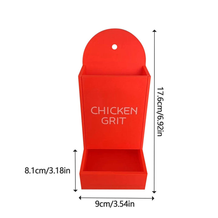 Chicken Grit Feeder, 2025 New Oyster Shell for Chickens, Hanging Chicken Feeder Trough, No Waste Design, Precision Nutrition, Chicken Coop Accessories