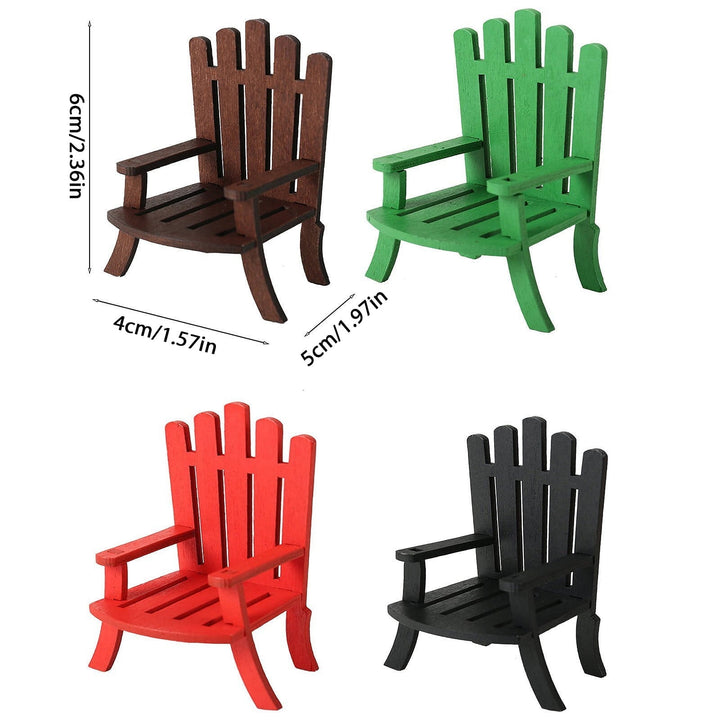 Durable Red Kids' Outdoor Adirondack Chair Weather-Resistant, Eco-Friendly Material, Perfect for Patio or Garden, Invincible Home Decor, Holiday Gifts Ornaments