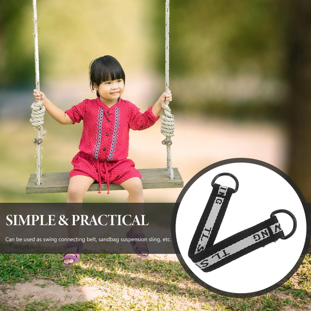 MUSEYA Outdoor Swing Tree Swing Connecting Strap Multi Nylon Easy to Install Wide Strap 1Pcs