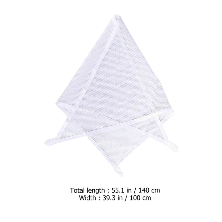 Pretyzoom 1 Set Corner Large Toy Hammock Net White Gauze for Home Organization