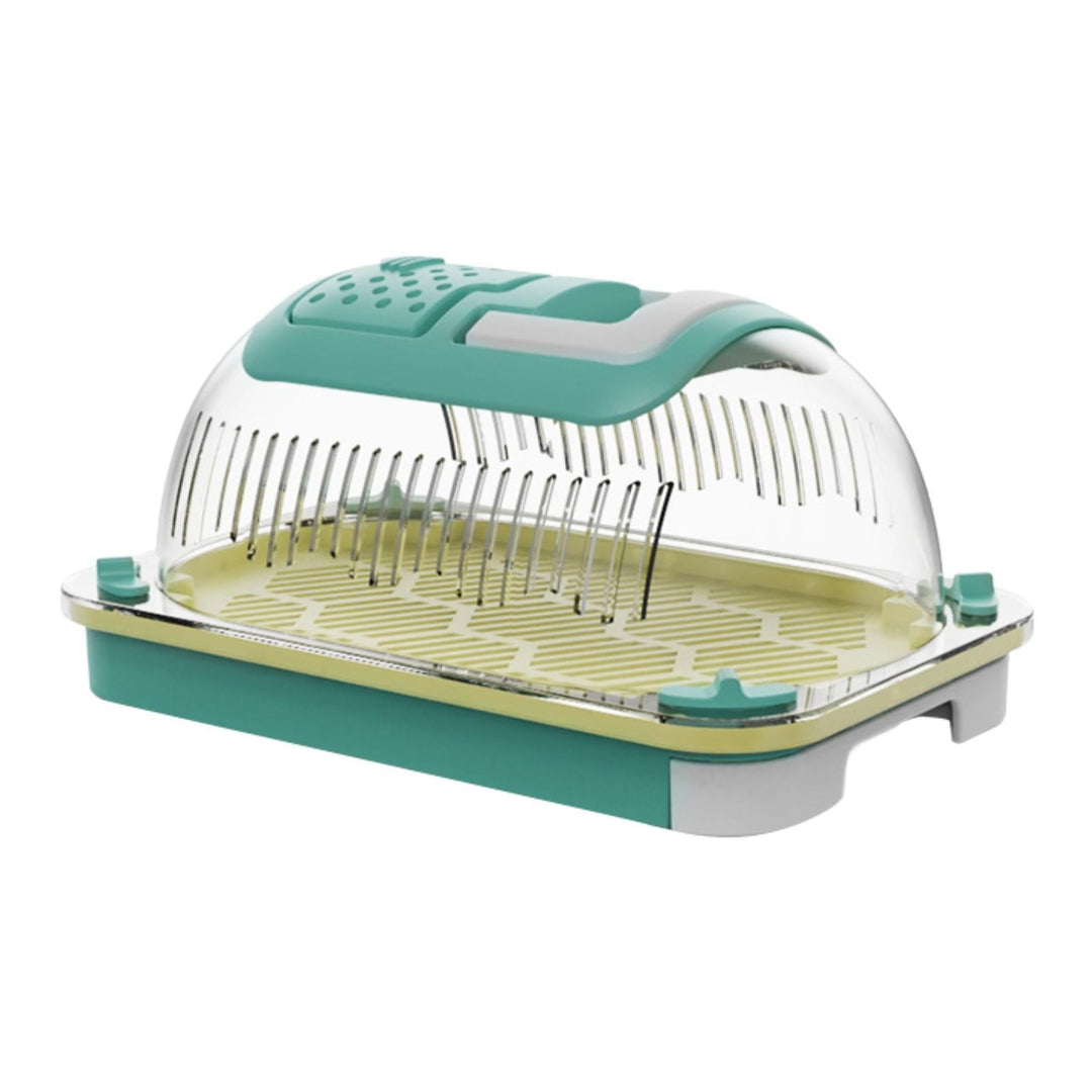 balikha Reptiles -Trarium -Lebenschaft Kaufig Clear Comfortable Reptile Breeder Box Transparent Reptiles Cage for Frog Terrrapine Turtle Snake S