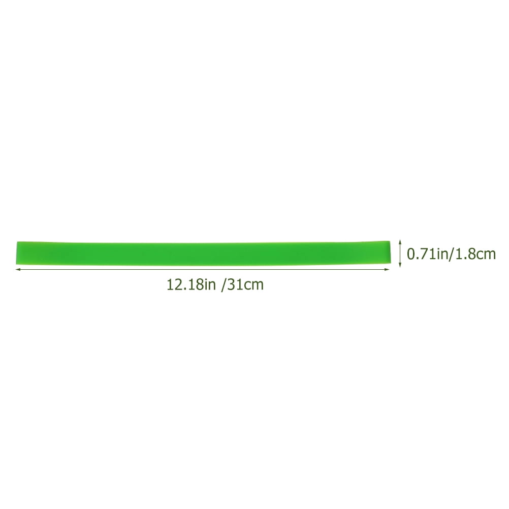 Pretyzoom 4pcs Beach Chair Strap Light Green Silicone Reusable Stretchable Family Friends