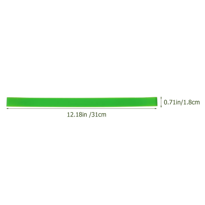 Pretyzoom 4pcs Beach Chair Strap Light Green Silicone Reusable Stretchable Family Friends