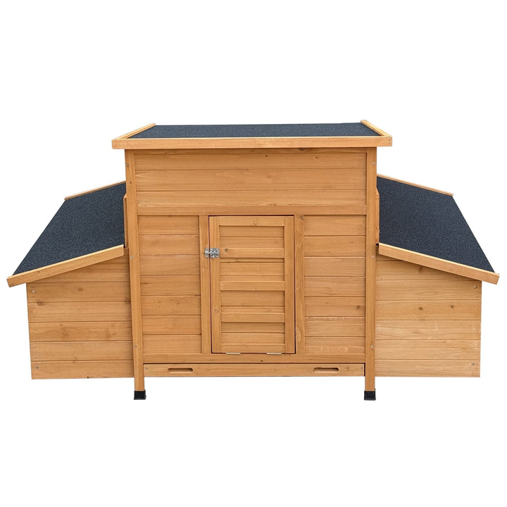 Large Wood Chicken Coop Backyard Hen House 4-6 Chickens