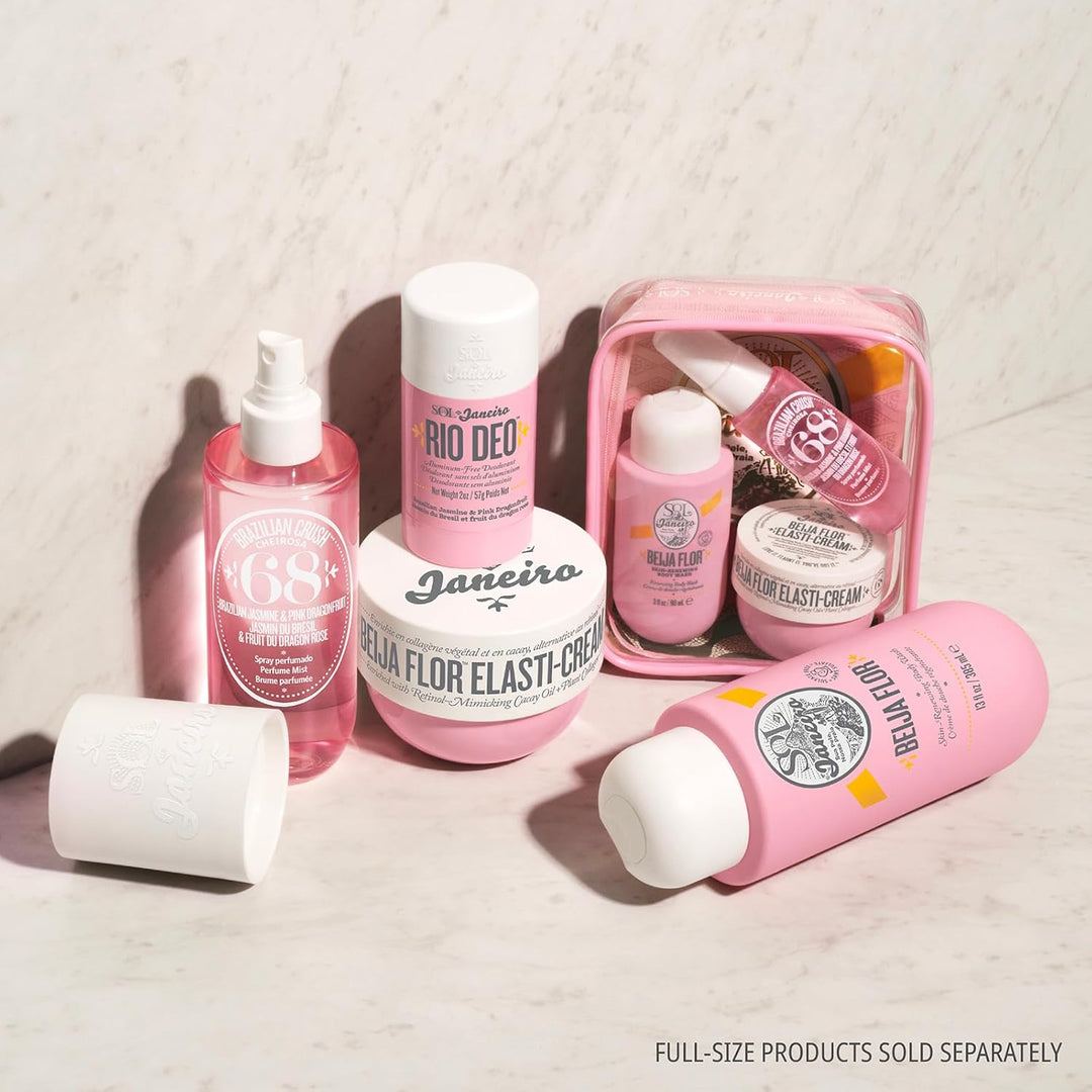 SOL DE JANEIRO Jet Set | Travel-Size Body Care Set | Tropical Fragrance