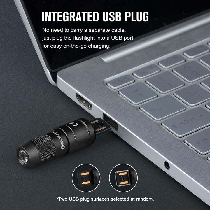 OLIGHT IMINI 2 EDC Rechargeable Keychain Flashlight Bundle with Diffuse EDC Flashlight