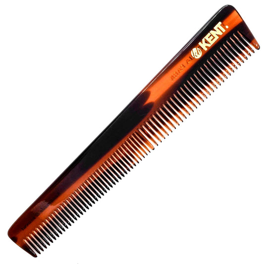 Kent 4T 6 Inch Limited Edition Double Tooth Hair Dressing Comb, Fine Wide Tooth Dresser Comb For Hair, Beard and Mustache, Coarse and Fine Hair Styling Comb for Men, Women and Kids. Made in England