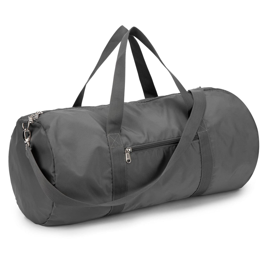 Vorspack Small Duffel Bag 20 Inches Foldable Gym Bag for Men Women Duffle Bag Lightweight with Inner Pocket for Travel Sports - Grey
