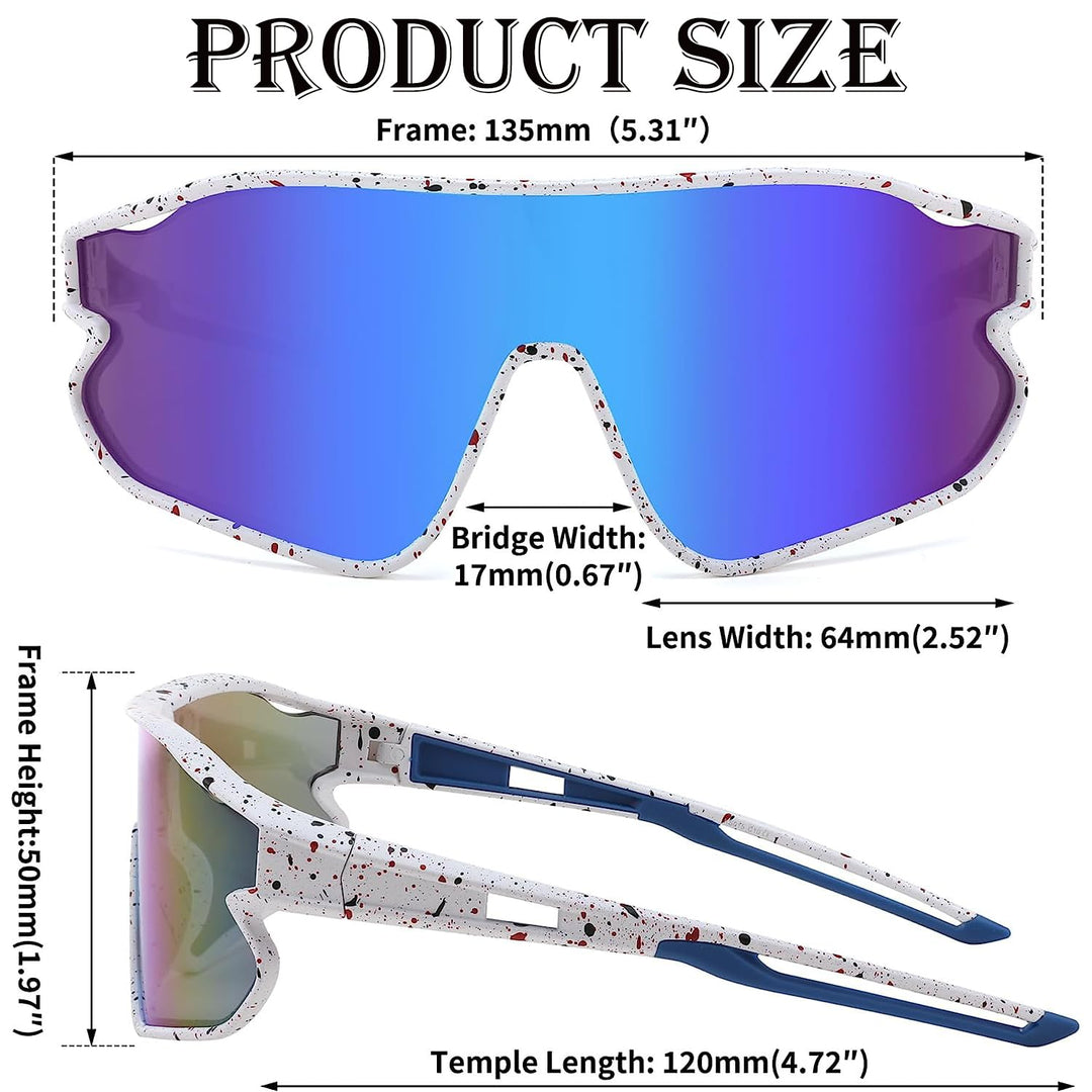 Youth Baseball Sunglasses For Boys Girls,UV400 Kids Sports Sunglasses,Cycling glasse Running Golf