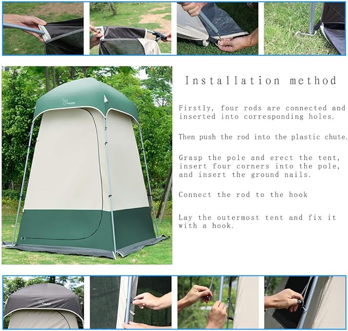 Outdoor Shower Tent Changing Room Privacy Portable Camping Shelters