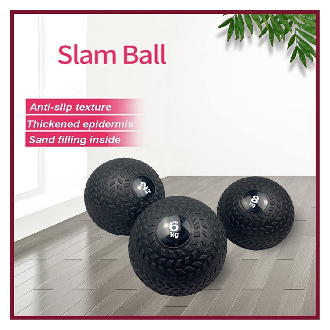 Medicine Ball Medicine Ball Slam Ball, Male and Female Core Strength Training Cross-Training Fitness Ball, Home Gym Multifunctional Fitness Equipment (Size : 4kg/8.8lb)