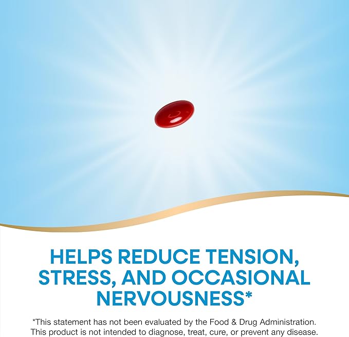 Nature's Way CalmAid, with Silexan Lavender Oil, Helps Reduce Tension and Stress*, Non-Drowsy, 30 Softgels (Packaging May Vary)