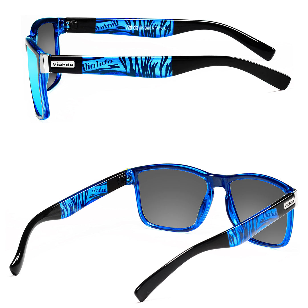 VIAHDA Polarized Sports Sunglasses for Man Cycling Running Fishing Golf Sun glasses Women HD6009