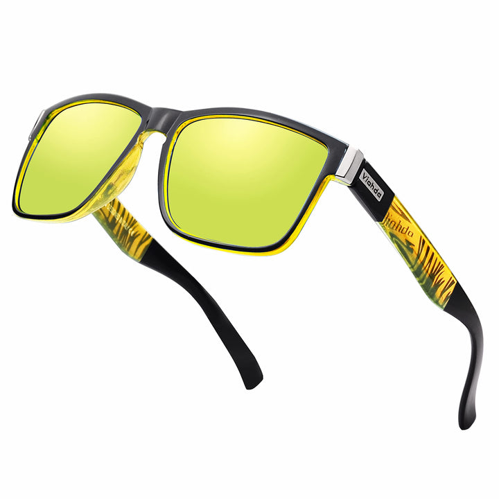 VIAHDA Polarized Sports Sunglasses for Man Cycling Running Fishing Golf Sun glasses Women HD6009