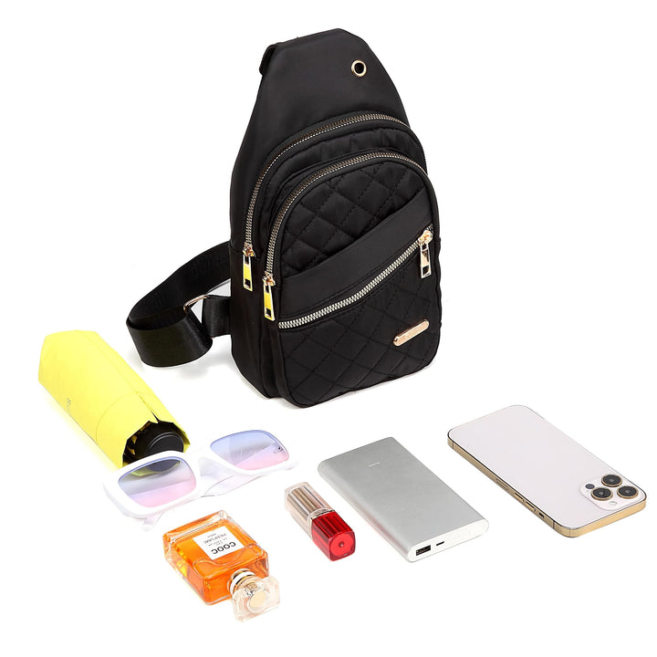 AOSTIHOT Crossbody Small Sling Backpack Sling Bag for Women Men, Chest Bag Daypack Crossbody for Travel Sport Running Hiking