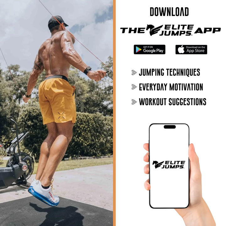 Elite Jumps Beaded Jump Rope | Adjustable Jump Ropes for Fitness w/Unbreakable Handles and Shatterproof Beads | Crossover Jump Rope, Perfect Addition to Your Exercise Equipment | Segmented Jump Rope