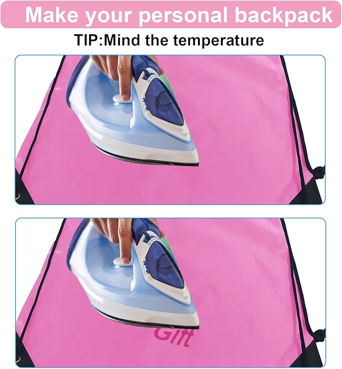 Drawstring Backpack Bulk 42 Pcs String Backpack Drawstring Bags Cinch Bag Sackpack for Men Women Gym (Pink)