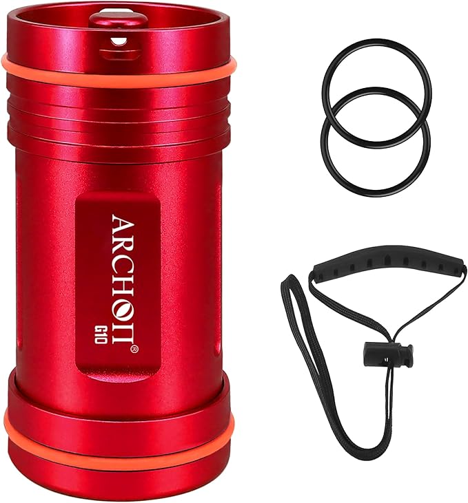 ARCHON Aluminum Alloy Waterproof Car Key Holder FOB Case, Keychain Dry Storage Box for Swimming,Diving Essential, Small Bag Kit for Boating