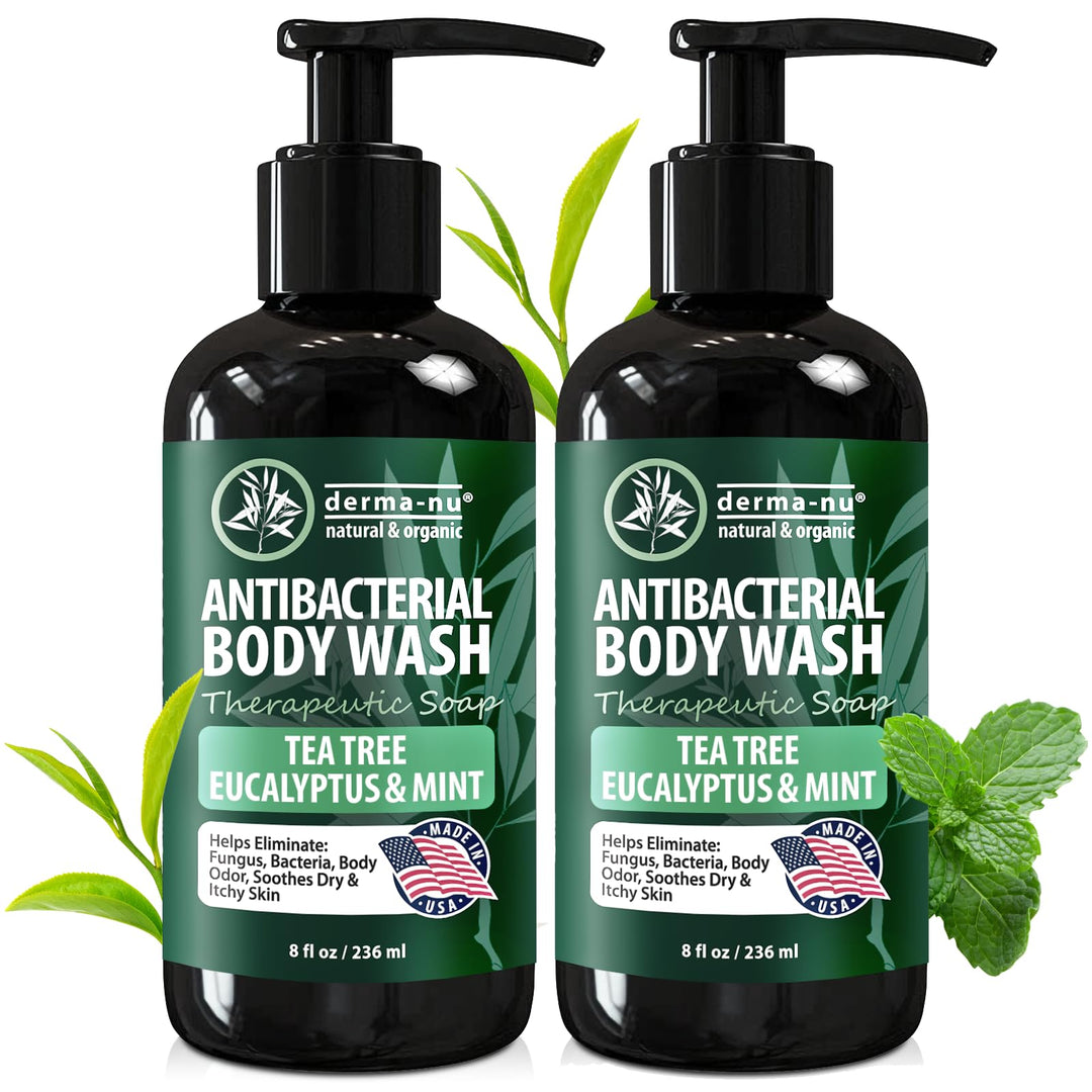 Antibacterial Body Wash - Antibacterial Soap And Tea Tree Body Wash For Jock Itch, Athletes Foot, Eczema And Back Acne - Anti Ba