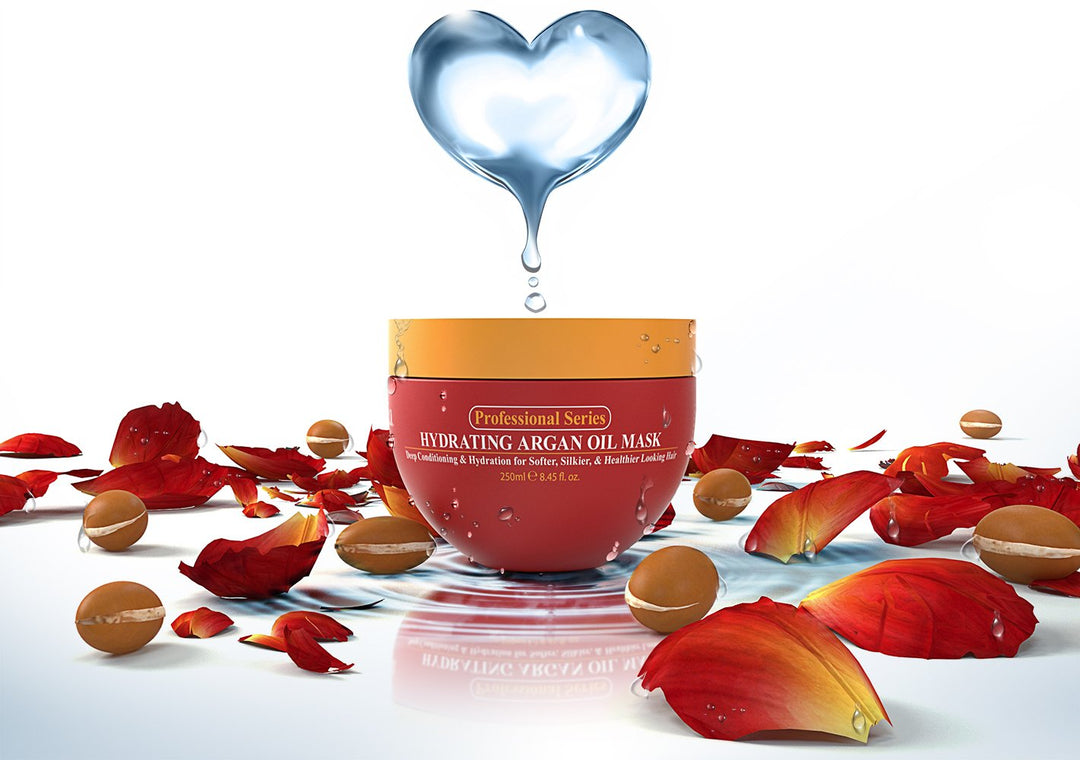 Hydrating Argan Oil Hair Mask | Deep Conditioner for Dry Hair | 8.45 oz