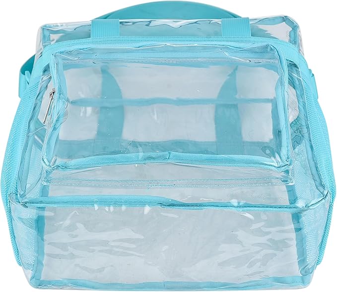 USPECLARE Clear Tote Stadium Approved, Security Travel & Gym Clear Bag for Work Sports Games Concerts