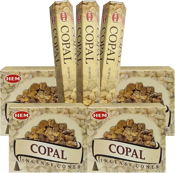 Copal Incense Sticks and Cone Incense Holder Variety Pack Bundle insence insense insienso