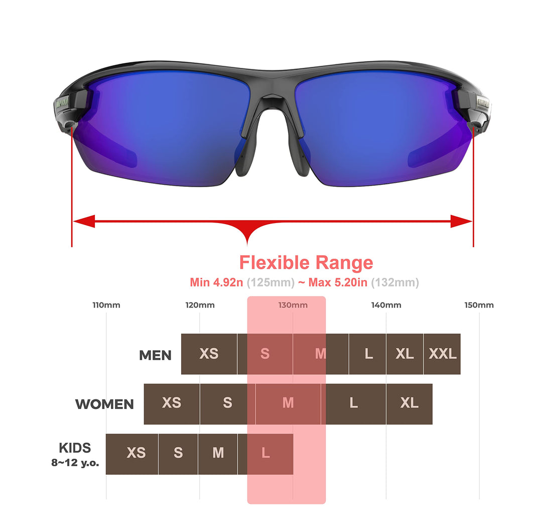QOOL TIMES Living out your J50 Mens Fishing Sunglasses Polarized for Women UV400