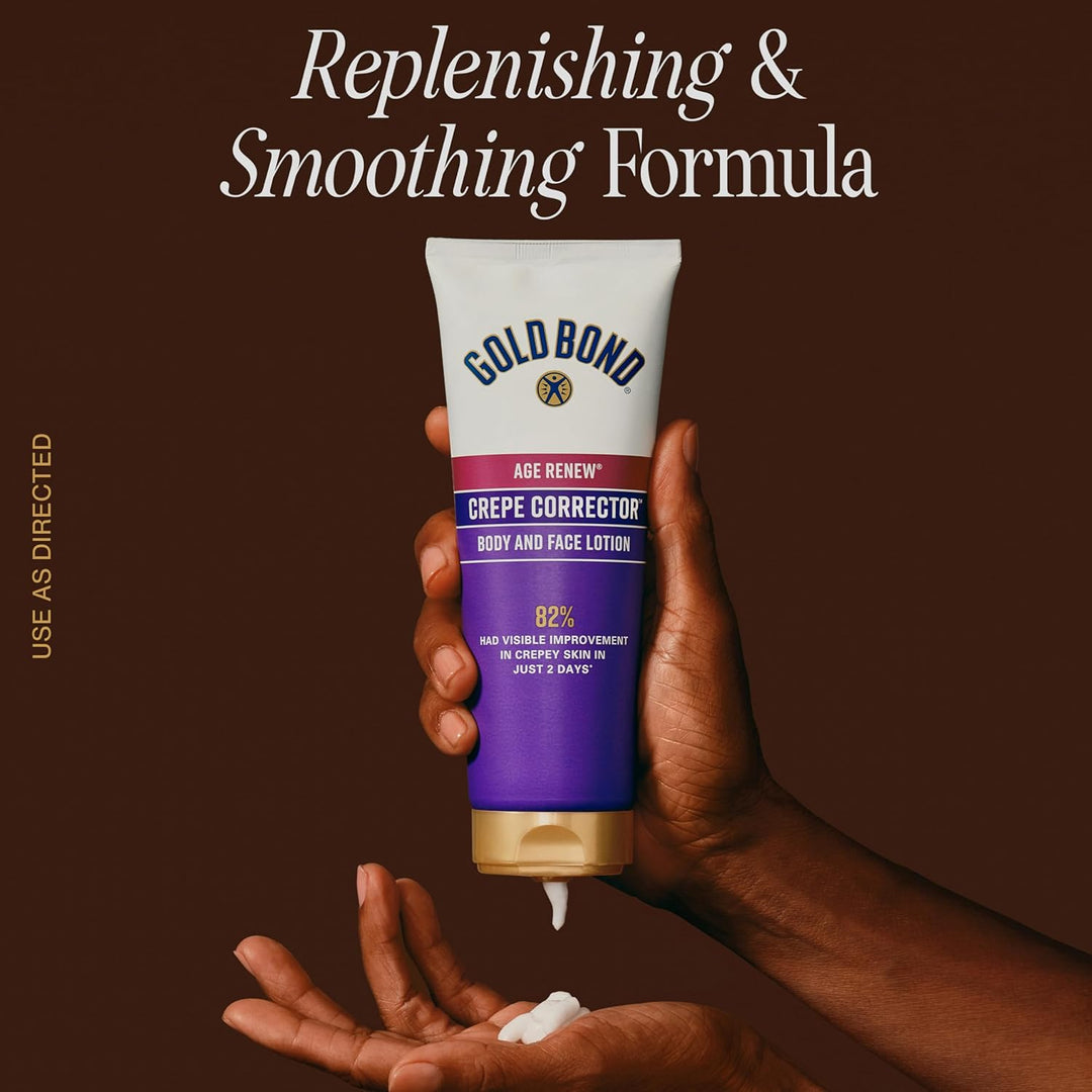 Gold Bond Age Renew Body Lotion & Neck Cream Set | Smoothing & Firming 10 oz