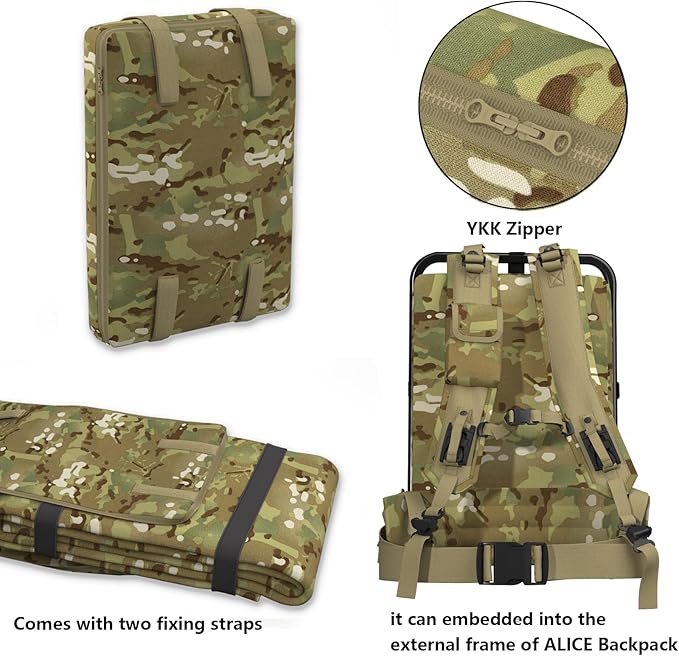 MT Military Army Alice Embedded Air Self-Inflating Camp Mat Multicam