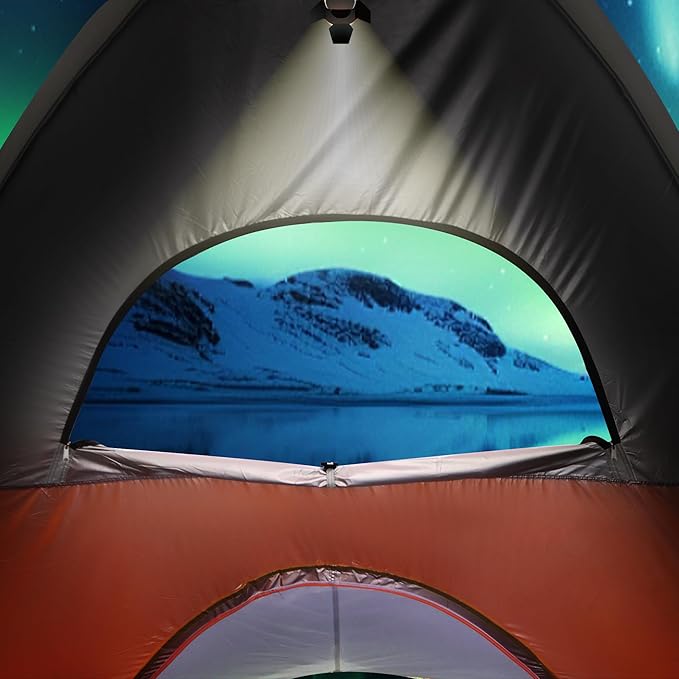 Backpacking Camping Tent Lightweight Portable Waterproof with Carrying Bag for Outdoor Summer Beach