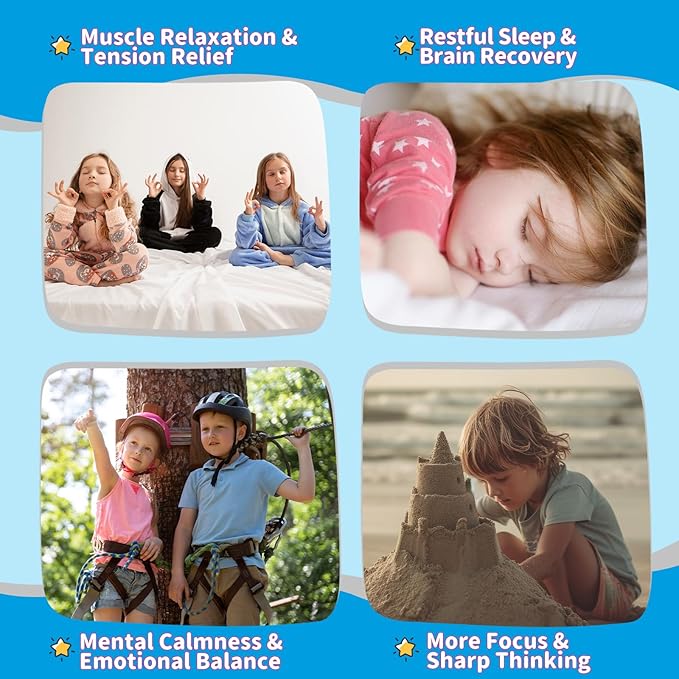 Kids Magnesium Glycinate Liquid Drops with L-Threonate, Omega-3, Ashwagandha, Vitamin B6, D3, K2, Calcium & Chamomile - Magnesium Drops for Kids Sleep, Calm, Focus, Brain & Mood - Strawberry Flavor