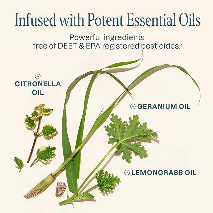 Cliganic 50 Pack Mosquito Repellent Bracelets, DEET-Free Bands, Individually Wrapped (Packaging May Vary)