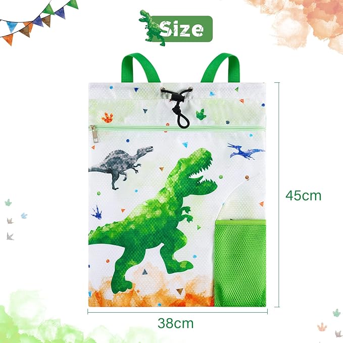 WAWSAM Gym Drawstring Backpack String Bag - 15” x 17” Sports Gym Bag for Kids Waterproof Swimming Beach Shopping Yoga Bag