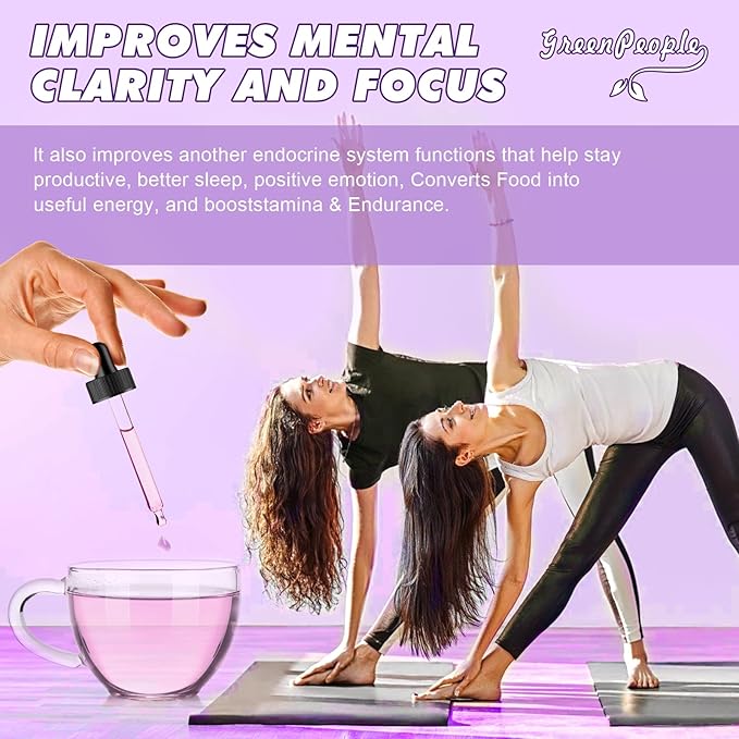 Magnesium Glycinate Liquid Drops - 1000mg 5-in-1 High Absorption Liquid Magnesium Complex with D3/K2/B6 | Fast-Acting, Bone, Muscle & Sleep | Sugar-Free Grape Flavor, 2fl Oz 2 Pack