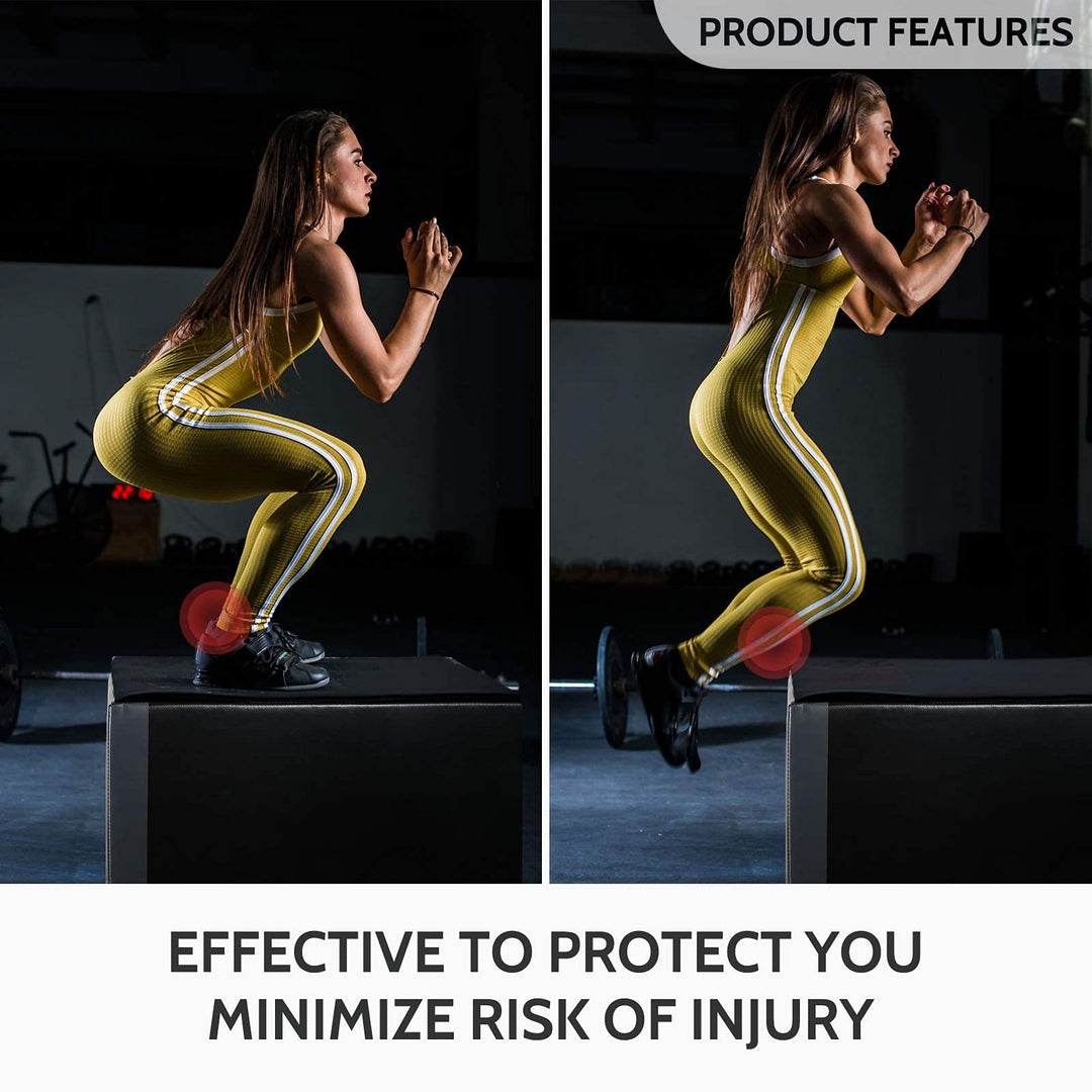 RitFit 3 in 1 Extra Firm Soft Plyo Box 300lb Weight Capacity 24”x 20”x 16”-B Medium