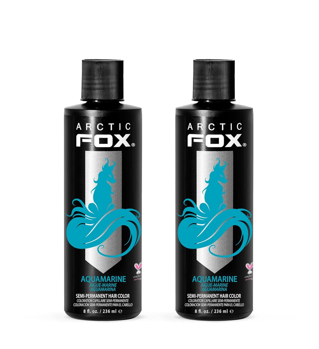 ARCTIC FOX Frose Vegan Semi-Permanent Hair Color Dye | 4 Fl Oz | Pack of 2