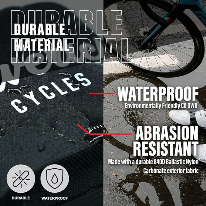 Bike Saddle Bag Cycling Seat Pack Waterproof Bicycle Under Seat Pouch