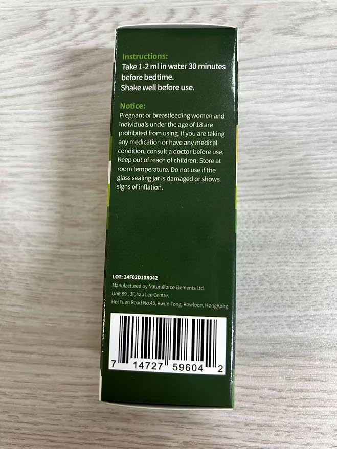 Mugwort Herb Liquid Drops for Sleep Support, Mugwort Leaves(Artemisia vulgaris) All in 1 Formula for Relaxation Support, Herbal Supplement with Valerian Chamomile Tulsi Lavender Extract.2oz