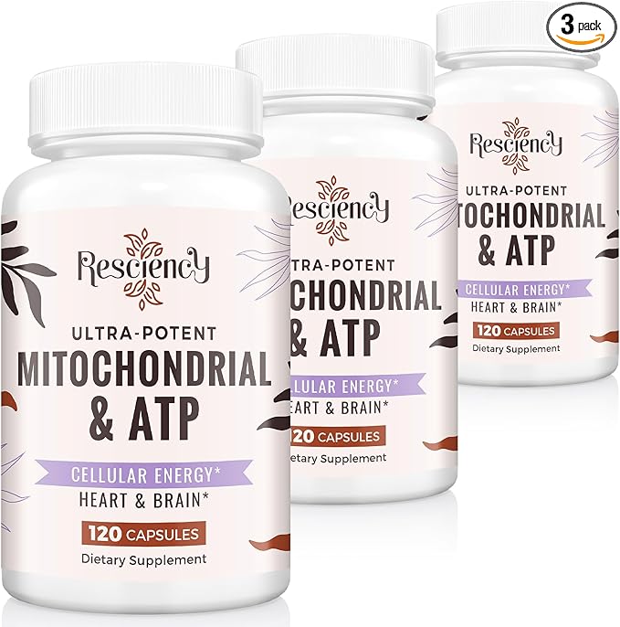 2326 MG Mitochondrial Supplements with ATP, Vitamins, CoQ10 & PQQ, More Effective Than Creatine HMB & Nitric Oxide, Energy, Endurance, Strength, Recovery & Muscle, Organic, 360 Capsules