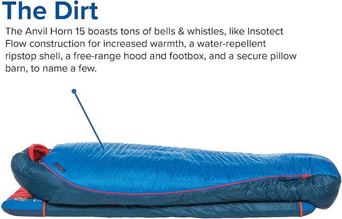 Big Agnes Anvil Horn (650 DownTek) Sleeping Bag