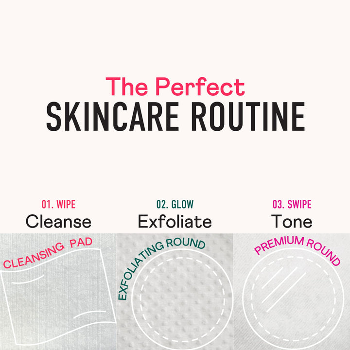 Swisspers Premium Cotton Rounds – 100 Count (Pack of 3) - 100% Pure Cotton - Soft, Absorbent, Hypoallergenic Pads for Makeup Removal, Skincare, Baby Care and Facial Cleansing - Lint Free