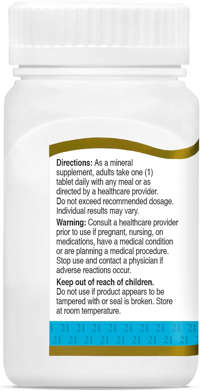 21st Century Iron 27 Mg Ferrous Gluconate Tablets, 110Count