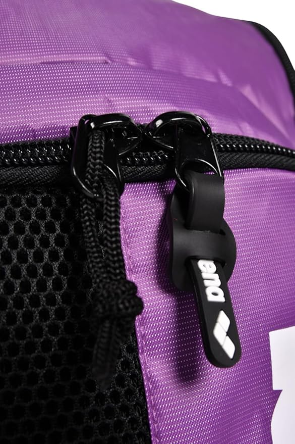 ARENA Spiky III Backpack 45 Swimming Athlete Sports Gym Rucksack Large Training Gear Equipment Swim Bag for Men and Women, 45 Liters, Purple