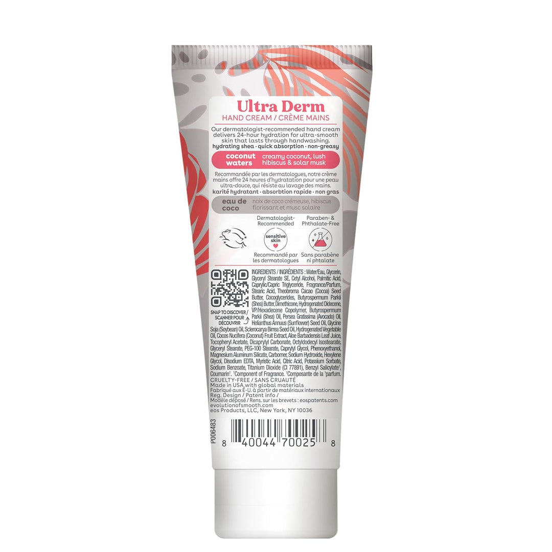EOS Shea Better Hand Cream – Coconut Lotion for Instant Hydration | 2.5 oz (Pack of 2)