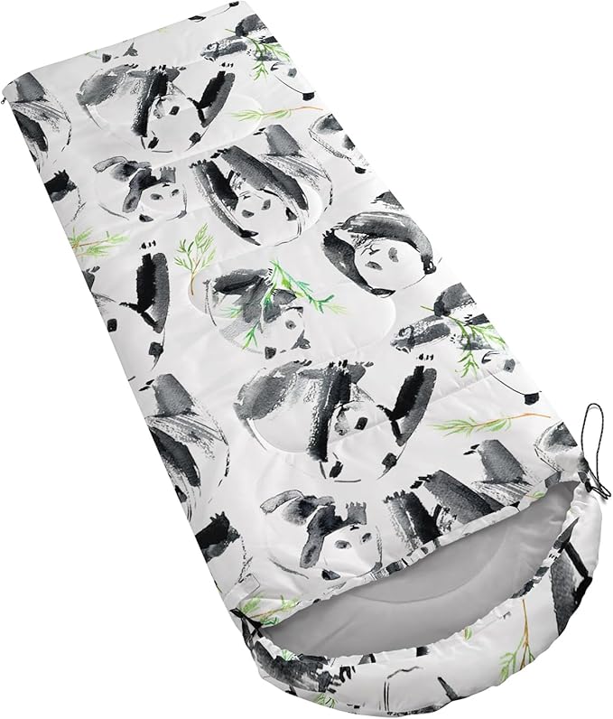 AILONEN Boys Sports Camping Sleeping Bags,Lightweight & Waterproof,3 Season Warm & Cool Weather,Black Player Basketball Sleeping Bags for Kids Adults,Travelling,Outdoors