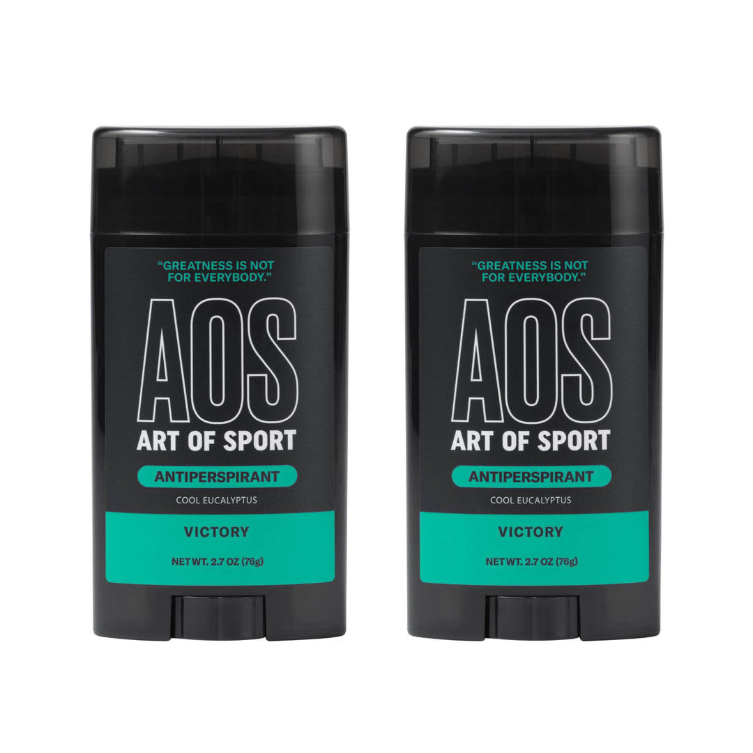 Art of Sport Men’s Antiperspirant, Eucalyptus, Made with Natural Botanicals, Made for Athletes, Victory Scent, 2.7 Ounce (Pack of 2)