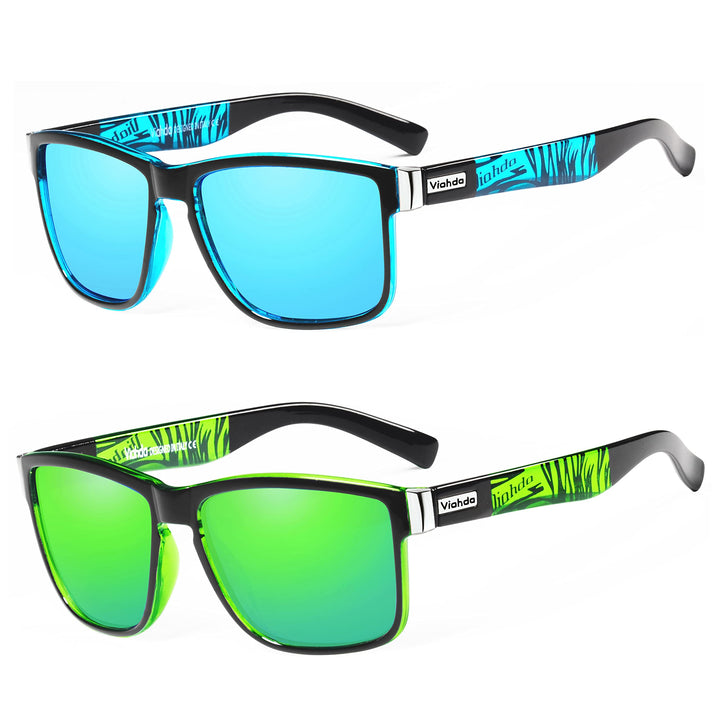 VIAHDA Polarized Sports Sunglasses for Man Cycling Running Fishing Golf Sun glasses Women HD6009