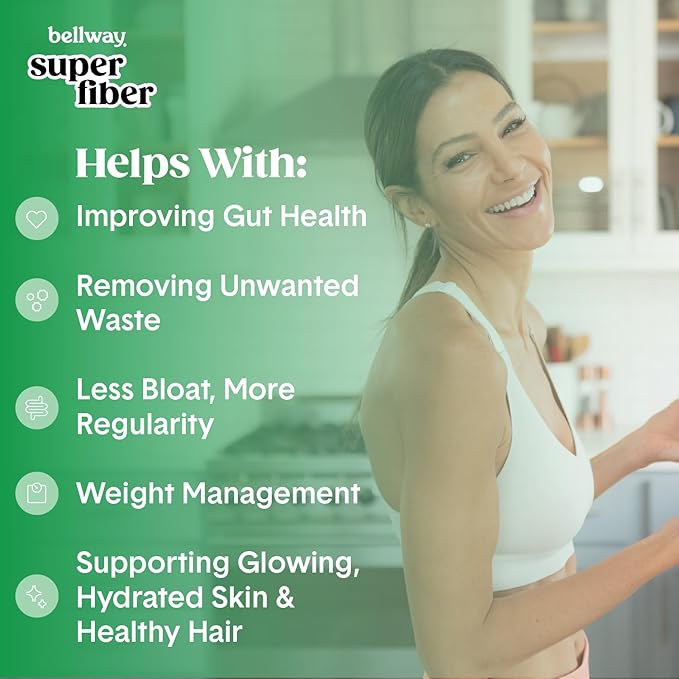 Bellway Super Fiber Powder + Collagen, Watermelon Shaker Bottle Bundle